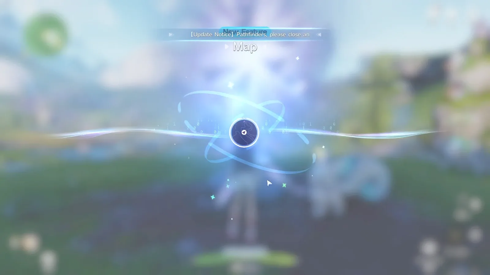 The Map feature unlock screen