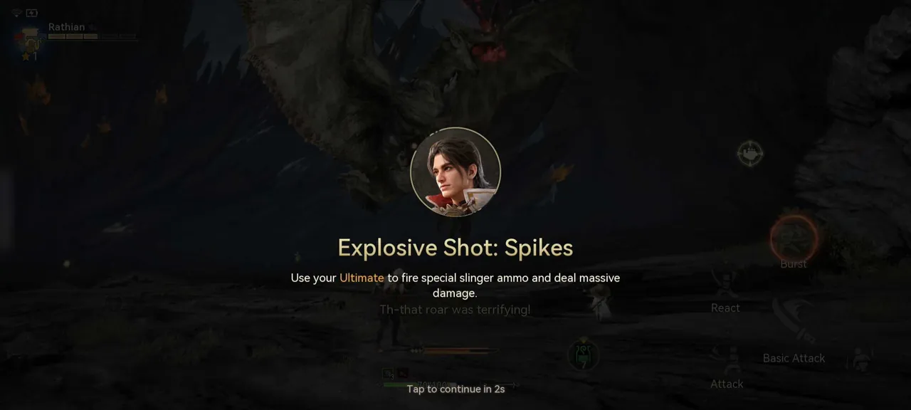 The Explosive Shot: Spikes unlock screen: "Use your Ultimate to fire special slinger ammo and deal massive damage."