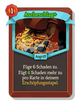 Ascheschlag +