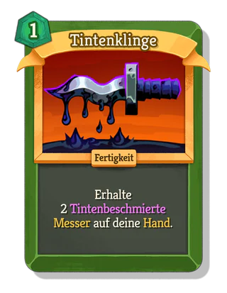 Tintenklinge
