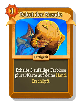 Paket der Freude