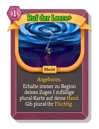 Ruf der Leere +