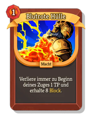 Blutrote Hülle
