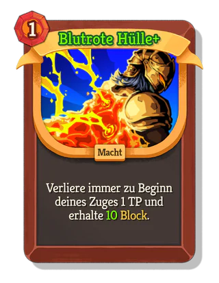 Blutrote Hülle +