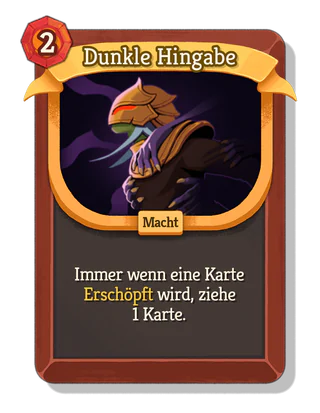 Dunkle Hingabe
