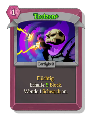 Trotzen +
