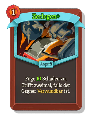 Zerlegen +