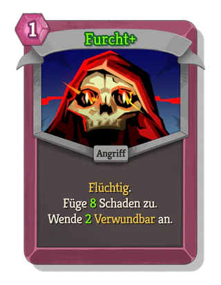 Furcht +