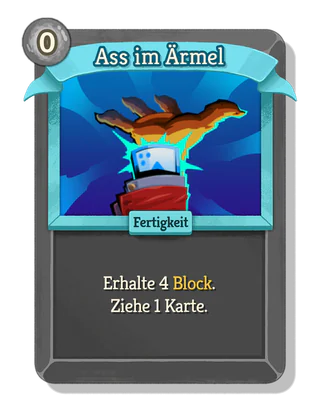 Ass im Ärmel