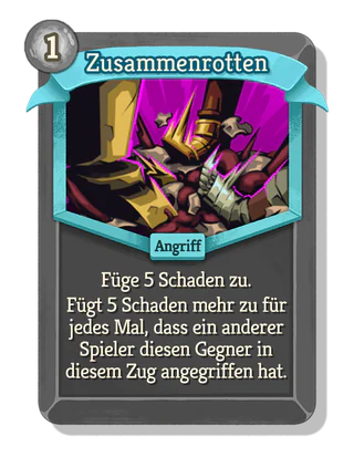 Zusammenrotten