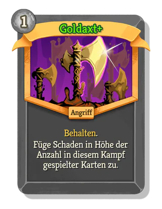 Goldaxt +