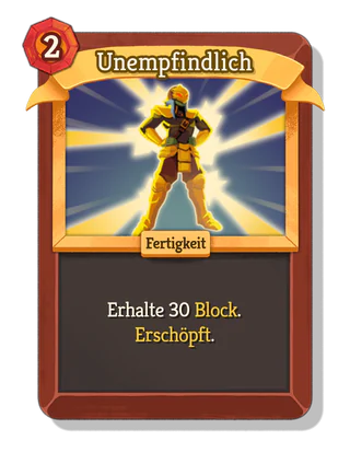 Unempfindlich
