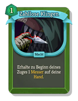 Zahllose Klingen