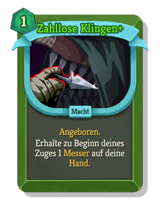 Zahllose Klingen +