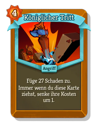 Königlicher Tritt