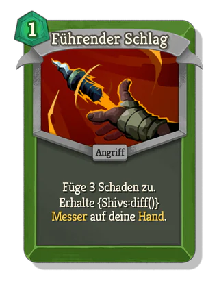 Führender Schlag