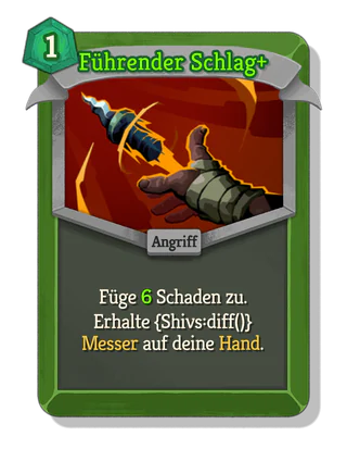 Führender Schlag +