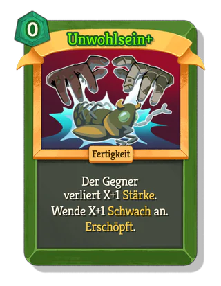 Unwohlsein +