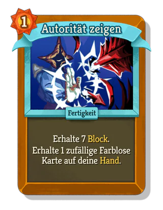Autorität zeigen