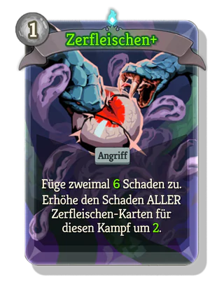 Zerfleischen +