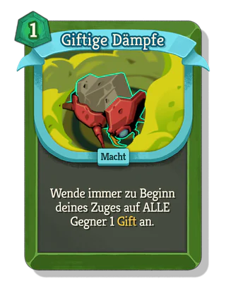 Giftige Dämpfe