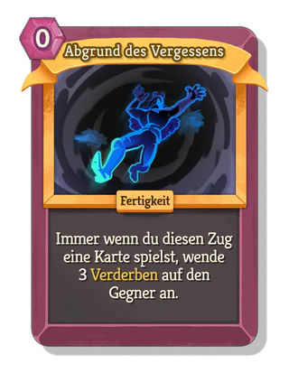Abgrund des Vergessens