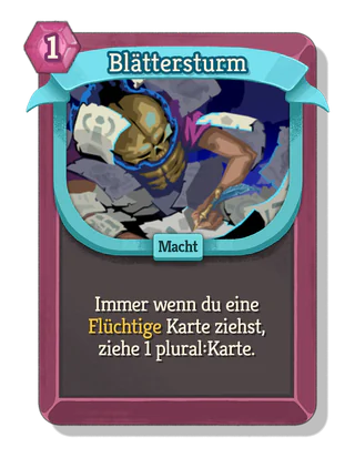 Blättersturm