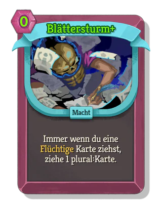 Blättersturm +