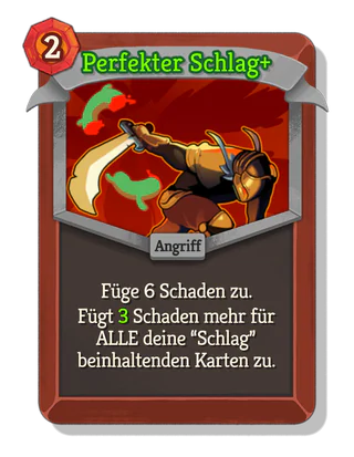 Perfekter Schlag +