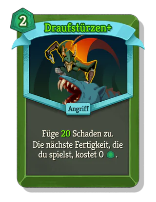 Draufstürzen +