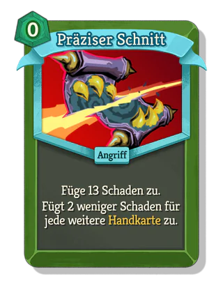 Präziser Schnitt