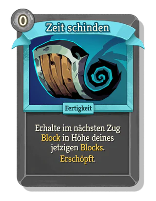 Zeit schinden