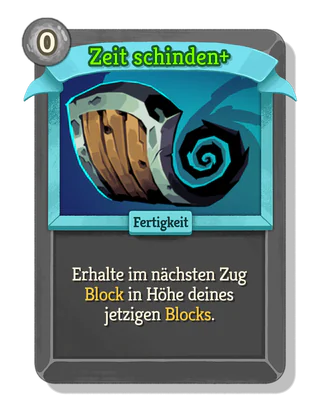 Zeit schinden +