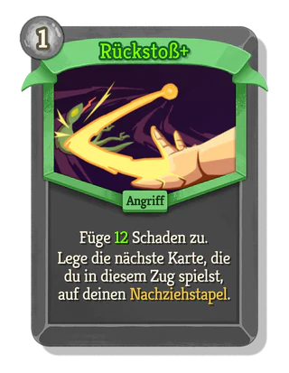 Rückstoß +