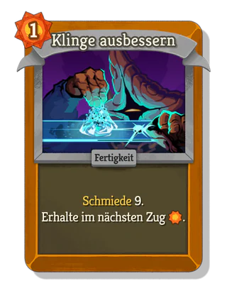 Klinge ausbessern