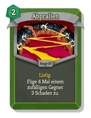Abprallen