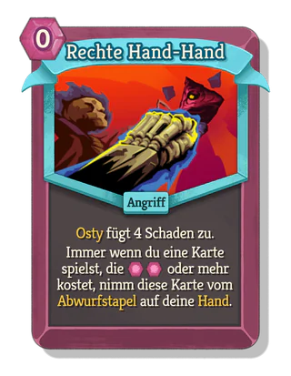 Rechte Hand-Hand