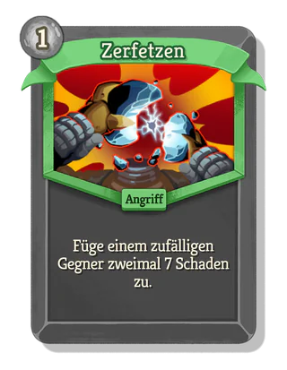 Zerfetzen