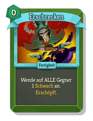 Erschrecken