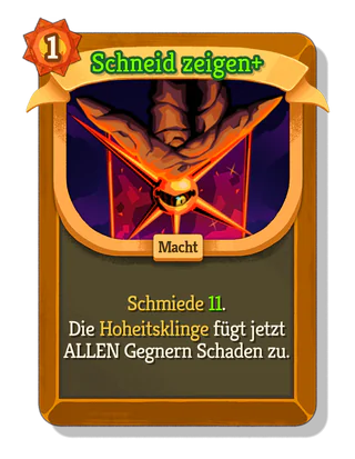 Schneid zeigen +