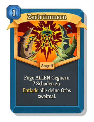 Zertrümmern