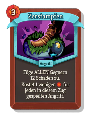 Zerstampfen