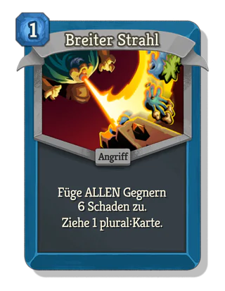 Breiter Strahl