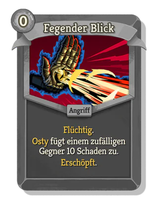 Fegender Blick