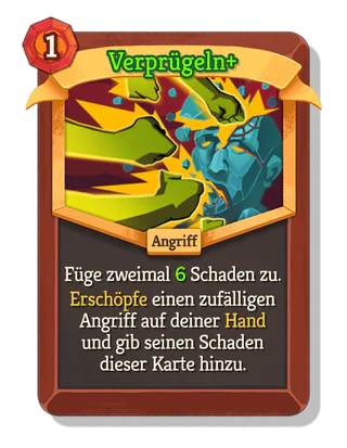 Verprügeln +