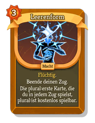 Leerenform