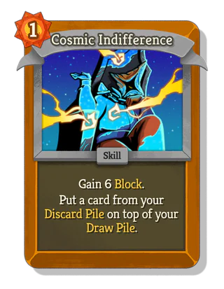 Cosmic Indifference