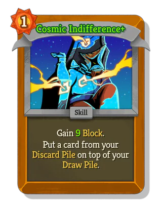 Cosmic Indifference +
