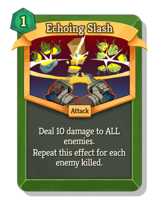 Echoing Slash