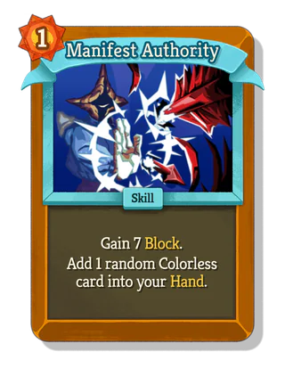 Manifest Authority